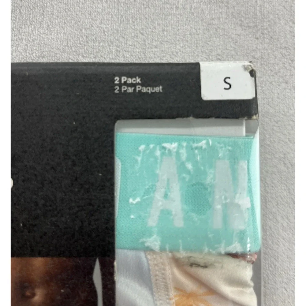 Jordan Flight Micro Boxer Briefs Men Small 28-30 Inch White Geo 2 Pack DRI-FIT